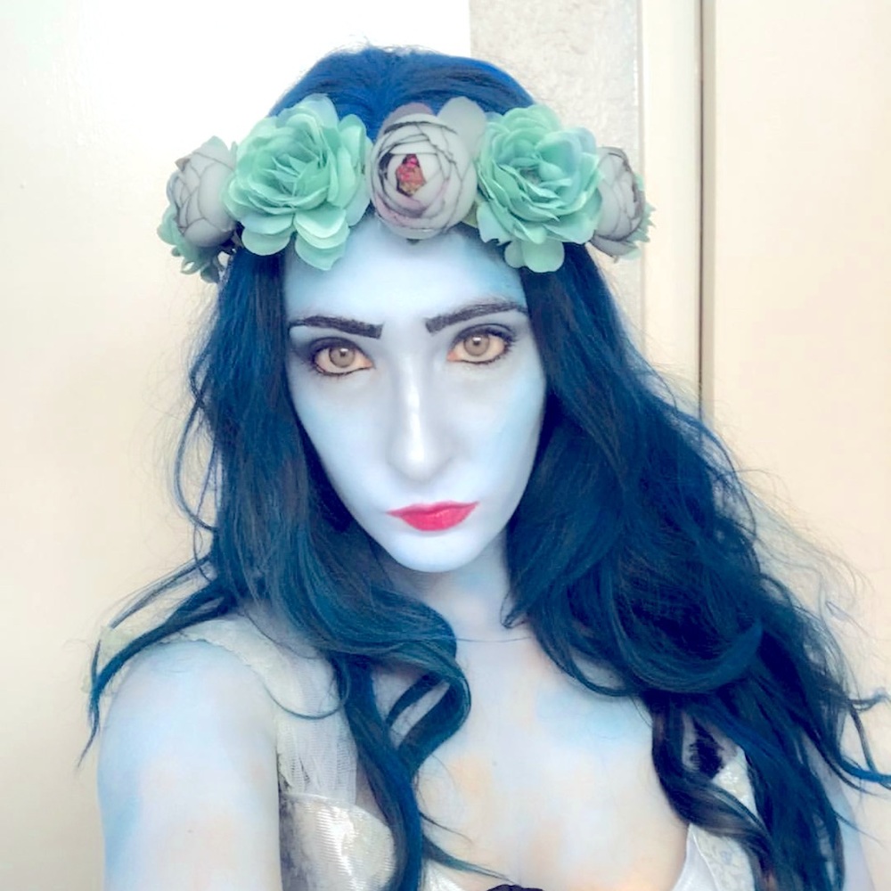 Corpse Bride Women Floral Crown Hair Wreath